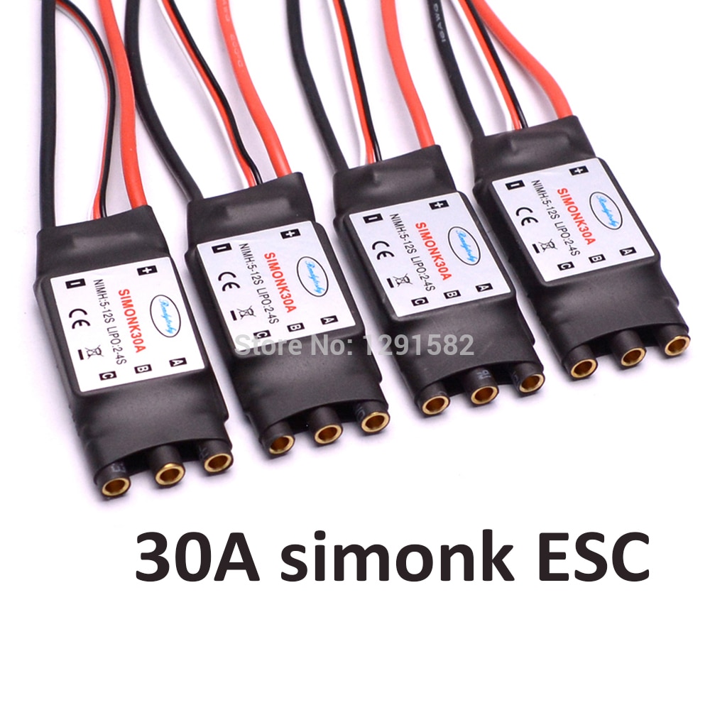 ο 2-4S 30A SimonK ESC 5V 2A BEC 3.5mm ٳ Ŀ..